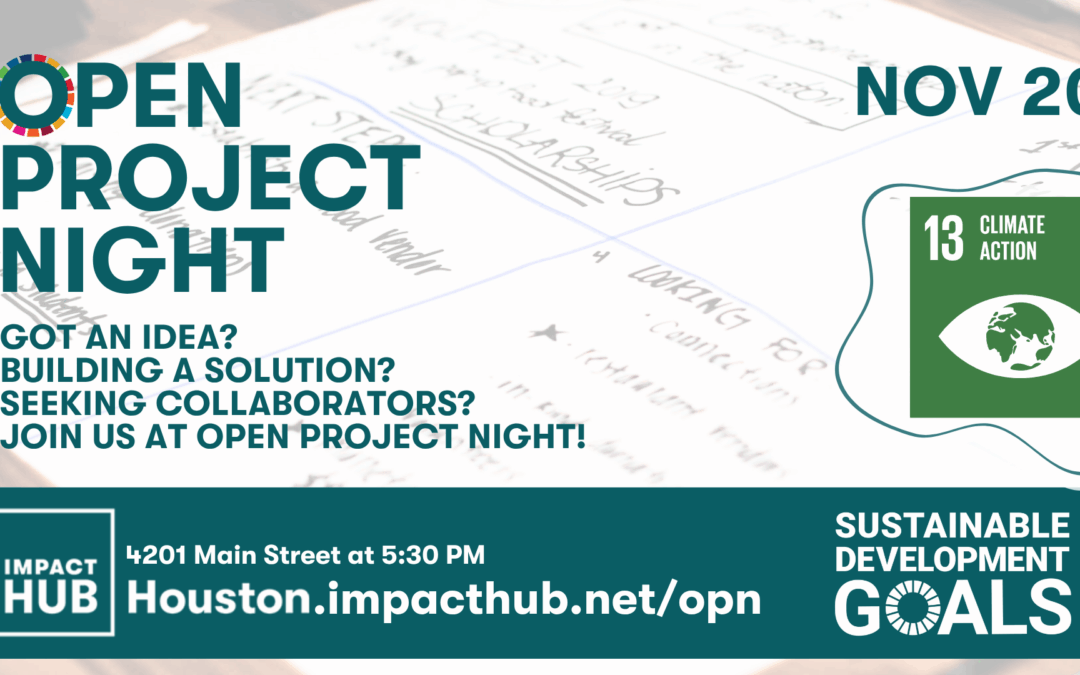 Open Project Night Houston: Climate Action